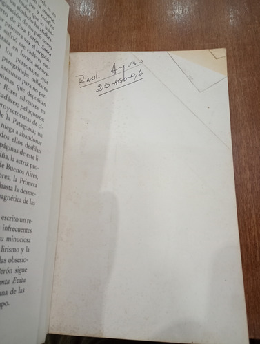 Libro Santa Evita Tomás E. Martínez Planeta 1996 (Usado)