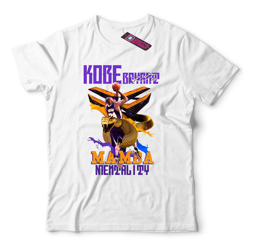 Remera Kobe Bryant Mamba Mentality Lakers Nba 24 Kb18 Dtg 