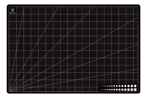 Base Tablero Tabla De Corte Medidas A1 90x60 Cm Patchwork Color Negro