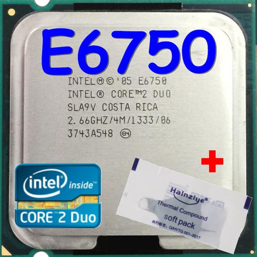 Imagem 1 de 10 de Processador Intel Core 2 Duo E6750 2.66ghz Fsb 1333 4m Cache