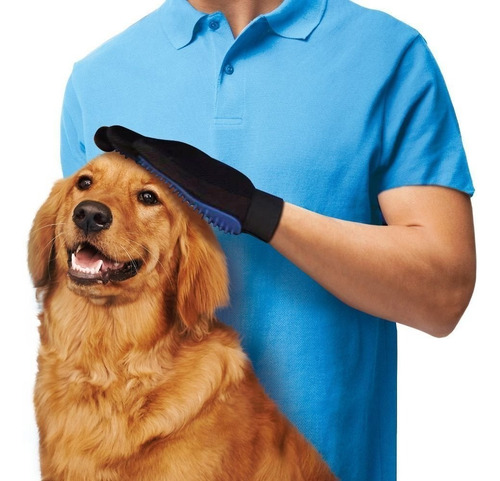 Cepillo Guante True Touch Mascotas Sacapelos Y Masajeador