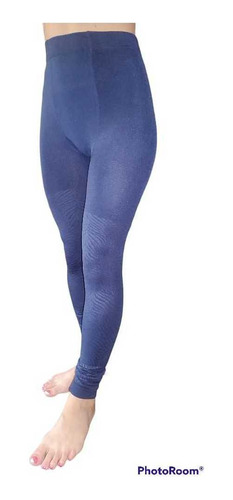 Medias Pantys Den 200 Súper Gruesas Footless Dis Cebra Azul