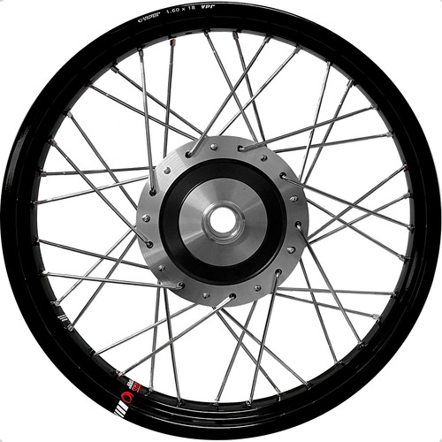 Par Roda Alumínio Aro Viper Vpr Biz 100 110 125 Raios 4mm