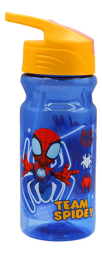 Botella De Agua Ligera Con Manija Para Niños Varios Diseños Spidey 1669-1141