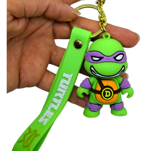 Donatello Tortugas Ninja Tmnt - Llavero De Goma 