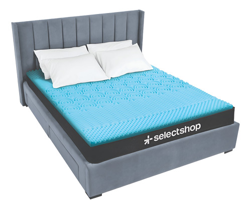 Colchoneta Matrimonial Memory Foam Sobre Colchón Fresca 5cm