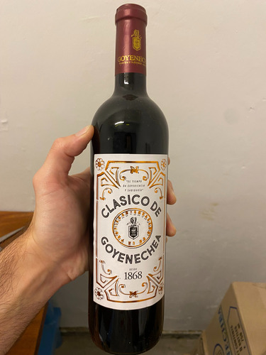 Vino Tinto Clásico De Goyenechea Merlot Syrah - Pack X 6u