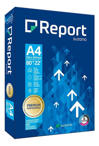 Resma Papel A4 80g Report Premium 500 Hojas(cajax5 Unidades)