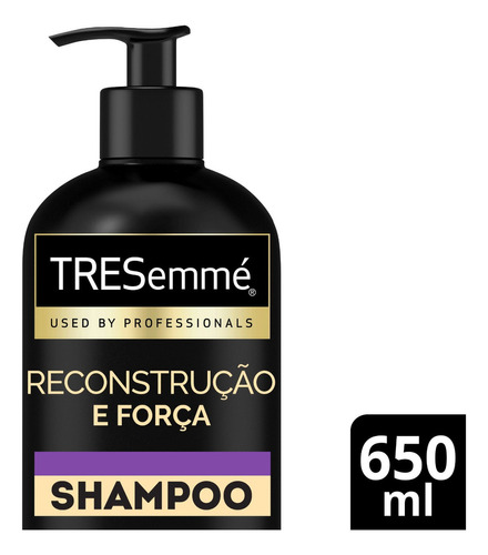  Shampoo Reconstrução E Força Frasco 650ml Tresemmé