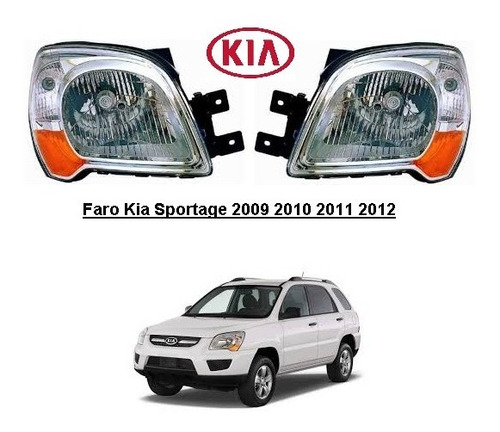 Faro Kia Sportage 2009 2010 2011 2012