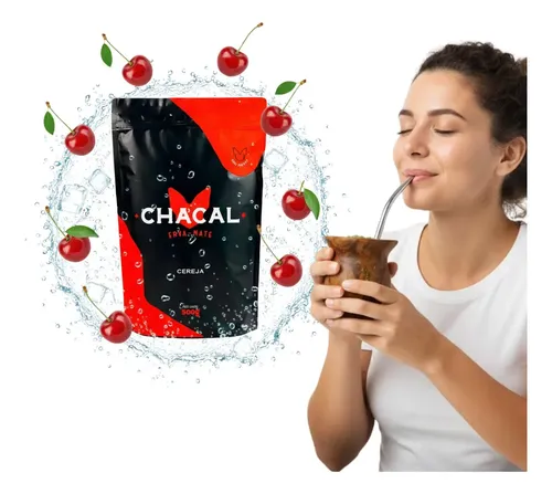 Erva Mate Terere 500g Cereja - Chacal | MercadoLivre