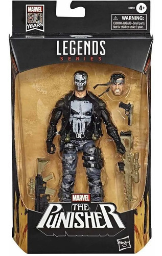 Punisher 80 Aniversario Marvel Legends Fan Channel Exclusivo