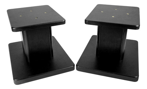 Soportes De Altavoz Para Monitor De Estudio Negro Par De Alt Color