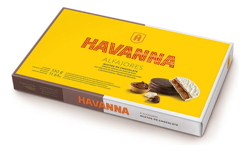 Alfajor Havanna Chocolate Blanco Y Negro X18 55g