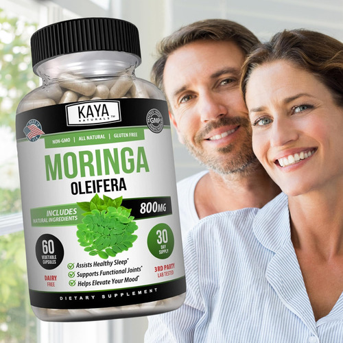 Kaya Naturals Extracto De Hoja De Moringa 60 Cápsulas