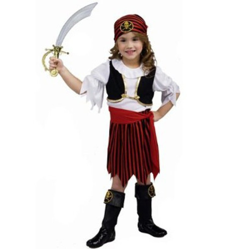 Disfraz Para Niña Pirata Talla Toddler Halloween
