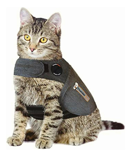 Thundershirt Chaqueta Clásica Para Ansiedad De Gato, Gris