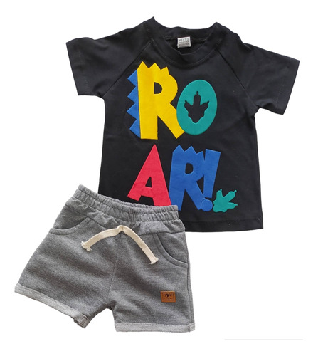 Conjunto Set  Bebe Shorts Remeras Algodon Peinado Nene Bebes