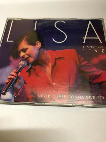 Cd Single Lisa Stansfield Live Never Never Gonna Give You Up