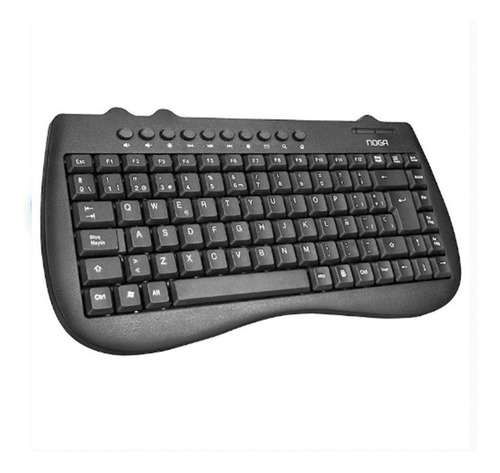 Mini Teclado Ergonómico Multimedia Noga Usb Español 78033