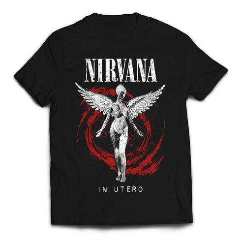 Imagen 1 de 2 de Camiseta Nirvana In Utero Rock Activity