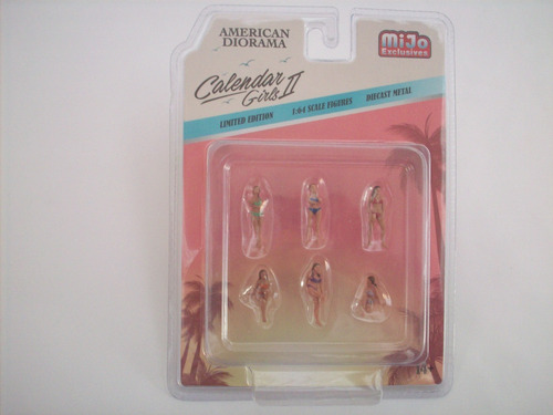 Figuras Calendar Girls Ii Escala 1:64 American Diorama