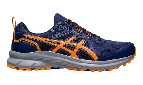 Tenis Trail Asics Trail Scout 3 Azul Hombre 1011b700.400