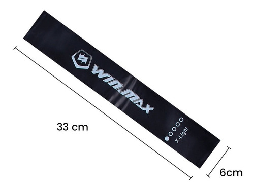Kit 5 Mini Bands Faixas Elásticas Winmax Coloridas