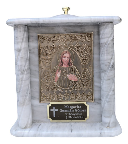 Urna Funeraria Para Cenizas De Cremación Y Placa Grabada 10