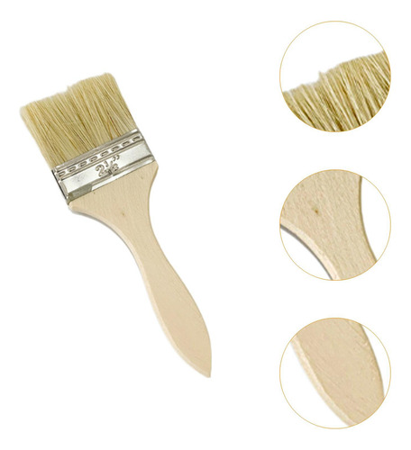 Pincel Para Pintar Con Mango De Madera Para 19 Cm X 5,5 Cm X