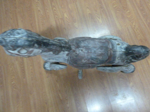 Caballo De Juguete, Metálico, Mobo Ingles , Años 1930-40