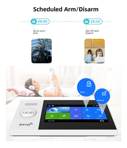 Pg107 Wifi Gsm Sistema De Alarma For El Soporte De Alarma