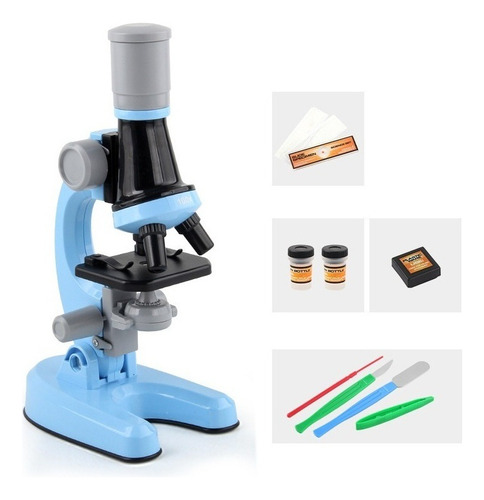 2 Microscopio De Niños Ópticos 100x 400x 1200x - Infantil