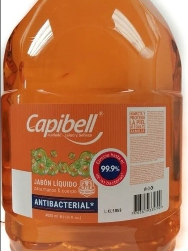 Jabón Antibacterial Frutos Rojos X 4000 - mL a $5