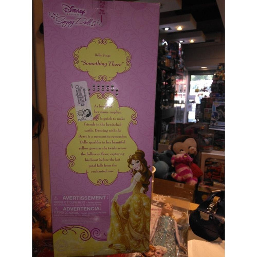 Muñeca Bella- Singing Doll Disney Store :canta