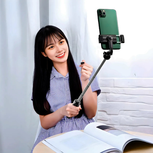 Bastão Selfie Profissional Com Tripé Integrado