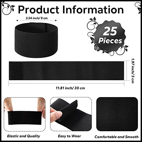 50 Pines De Cinta De Luto Negra Y 25 Bandas De Brazo De...