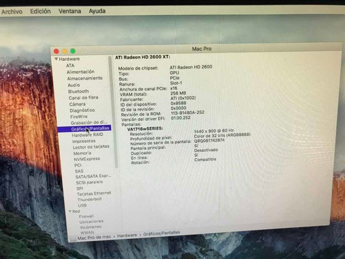 Mac Pro A1186 2 Xeon Quad Core 2.8 Ghz (Usado)