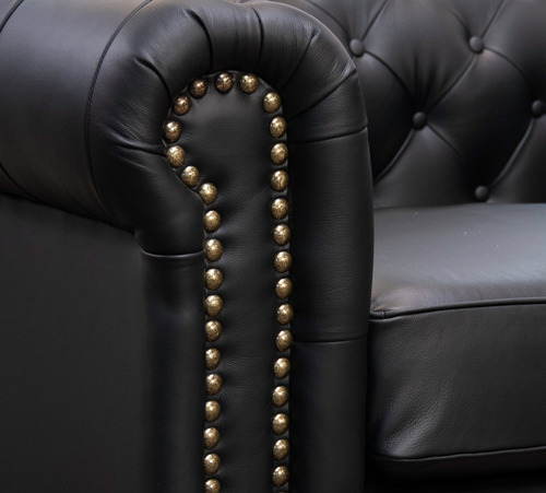 Sofa Piel Genuina - Chesterfield - Descuento Contado