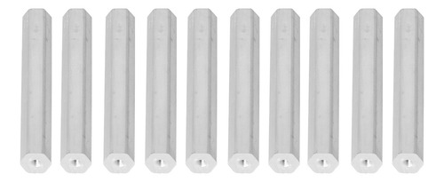 Barra De Aleación De Aluminio, 10 Piezas, Eje Hexagonal, 12
