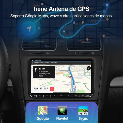 Estéreo Ram2g Carplay Para Vw Polo Vento Bora Golf Jetta Mk6