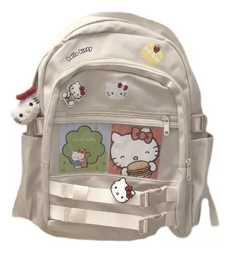 Hellokitty Mochila Japonesa De Gran Capacidad Para Estudiar