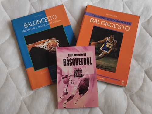 Dos Libros De Básquetbol + Reglamento De Regalo 