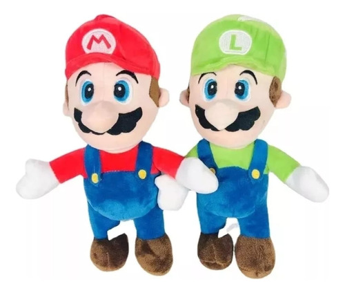 Peluche Mario Y Luigi 25 Cm Envio Gratis