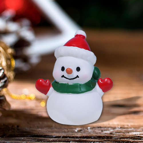 2 Estatua De Muñeco De Nieve De Navidad En Estilo E