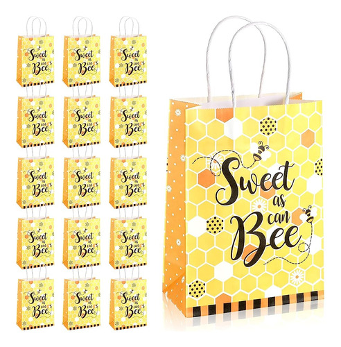 Containlol 16 Piezas Bee Party Favors Bumble Bee Theme Party