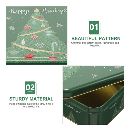 A Lata Para Galletas De Navidad, Caja Decorativa Para
