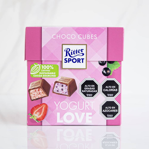 Chocolate Mini Cubes Yogurt Ritter Sport 176 Gr