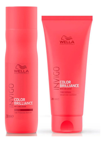 Wella Shampoo + Acondicionador Color Brilliance Invigo 