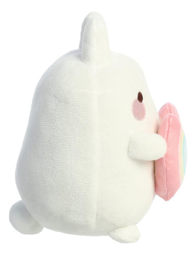 Aurora® Playful Molang Rainbow Heart Molang Peluche Blanco 6